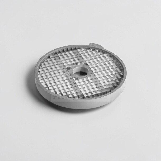 Brand new Robot Coupe 28119 dicing grid, 10x10 mm, for commercial food processors. Circular metal grid attachment.