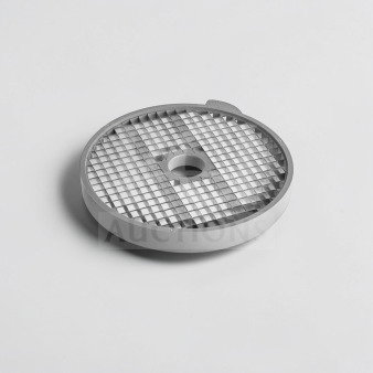 Brand new Robot Coupe 28119 dicing grid, 10x10 mm, for commercial food processors. Circular metal grid attachment.