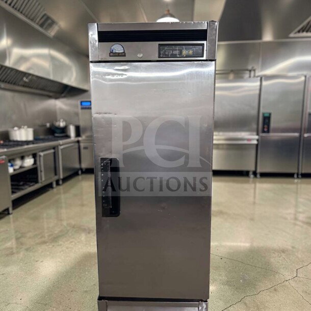 Blue Air BSR23-HC Reach-In Refrigerator, 23 Cu. Ft., stainless steel, single section, bottom mount, commercial grade, tested.
