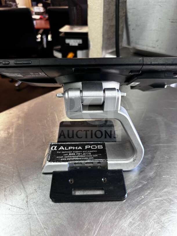 Pioneering DASH10EA 10.1" Touch Screen Tablet PC mPOS System on Alpha POS stand, in exceptional condition.