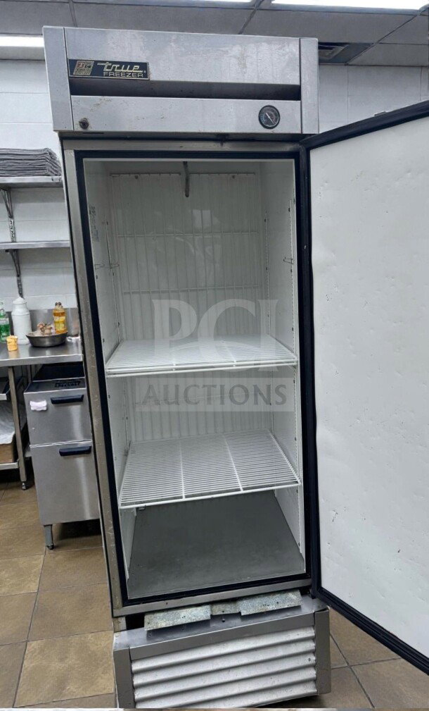 True T-23F commercial reach-in freezer, 23 cu. ft., ENERGY STAR®, NSF/UL listed, elite condition, fully operational.
