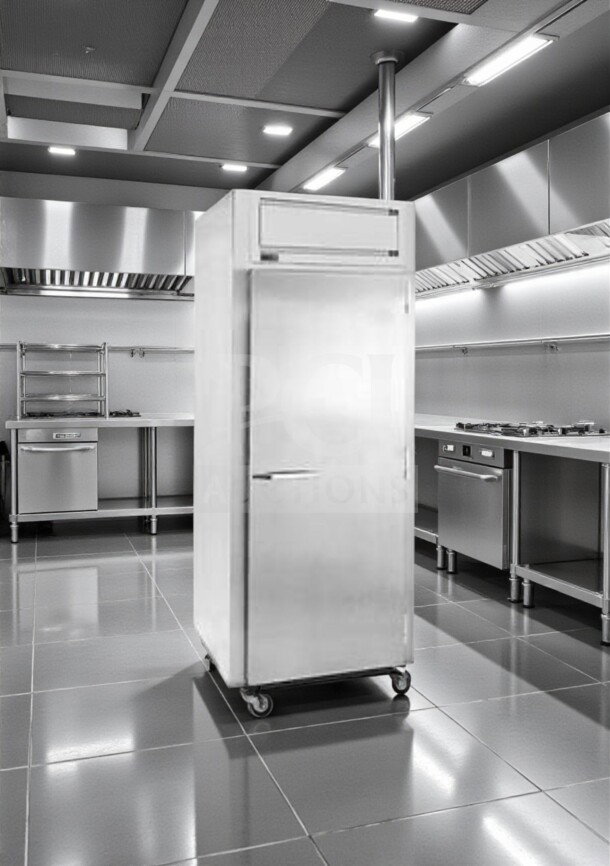 Randell 2010 commercial reach-in single door refrigerator, 23 Cu. Ft., superior condition, NSF/UL listed, fully tested, model RAN-L-REF-1027.