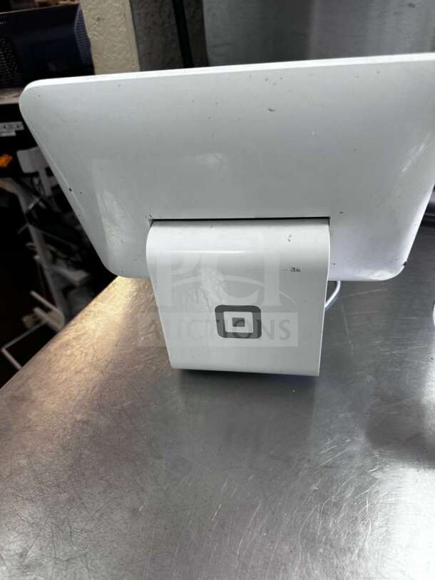 Square Stand S089 POS system in prime condition, dual tablet stands, fully tested, operational, includes cables.