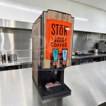 Exceptional condition CreaMiser Model 230 commercial cold brew coffee dispenser with dual tap system; fully operational.