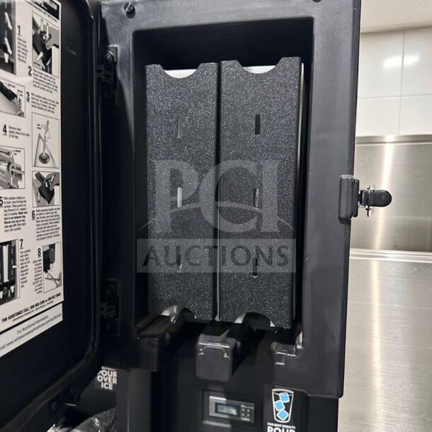 CreaMiser Model 230 commercial cold brew dispenser with dual tap system. Interior view, excellent condition, fully operational.