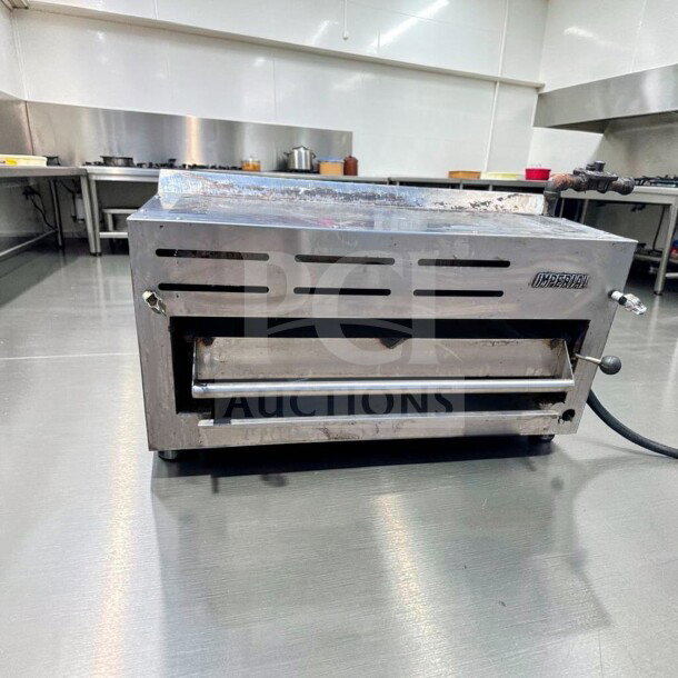 Imperial IRSB-36NG Salamander Broiler, 36" Infrared, natural gas, heavy duty, fully tested, elite condition, model IMP-L-SAL-0896.