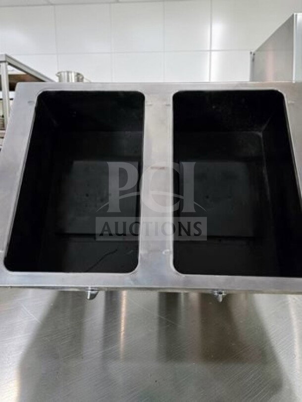 Commercial Food Equipment Dual Well Electric Hot Food Table, stainless steel, 115V, fully operational, elite condition.
