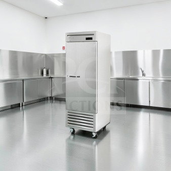 Blue Air BSR23-HC Commercial Refrigerator, 26" stainless steel, bottom mount, elite condition, fully tested and operational.