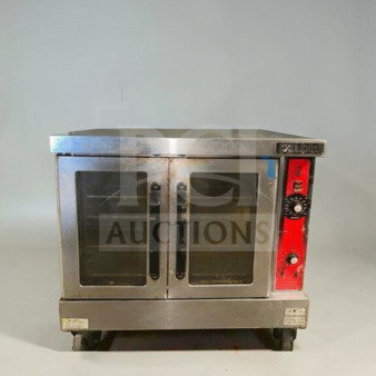 Vulcan VC5GD commercial gas convection oven, single deck, LP gas, stainless steel, elite condition, fully tested.