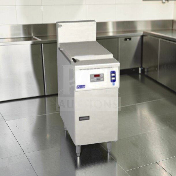 Pitco Frialator R14-Series commercial gas pasta cooker, natural gas, premium condition, fully tested, model PIT-L-FRY-0201.