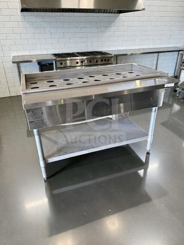 Eagle WT3-240 stainless steel hot food well, 72", UL & NSF listed, superior condition, fully tested, commercial use.