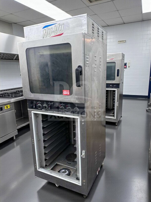 Nu-Vu OP-4/8M Commercial Oven & Proofer Combo in excellent condition, ETL & NSF listed, fully operational, 208V.