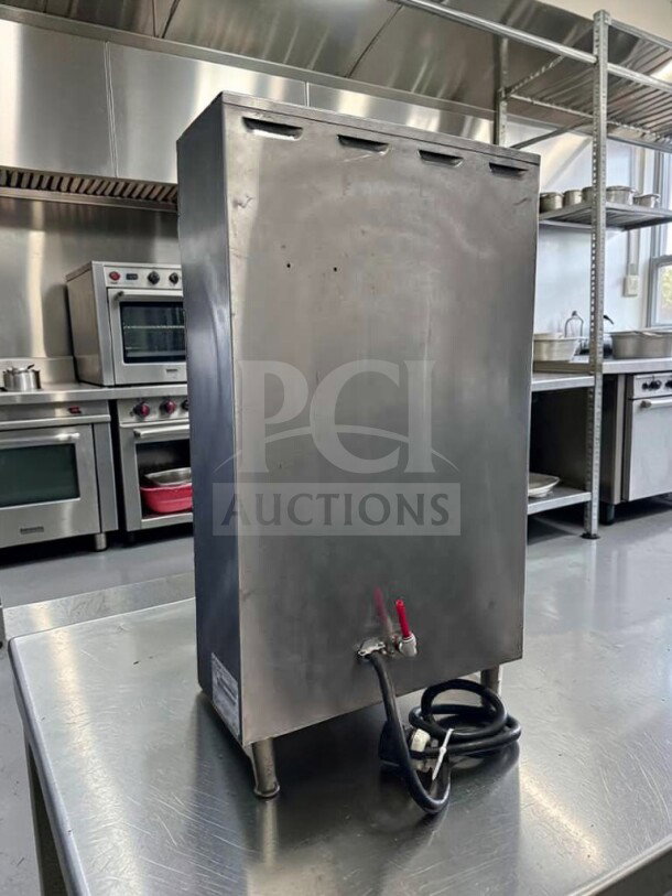 FETCO CBS-2042E Commercial Coffee Brewer, superior condition, stainless steel, high-volume brewing system, 120/208-240V.