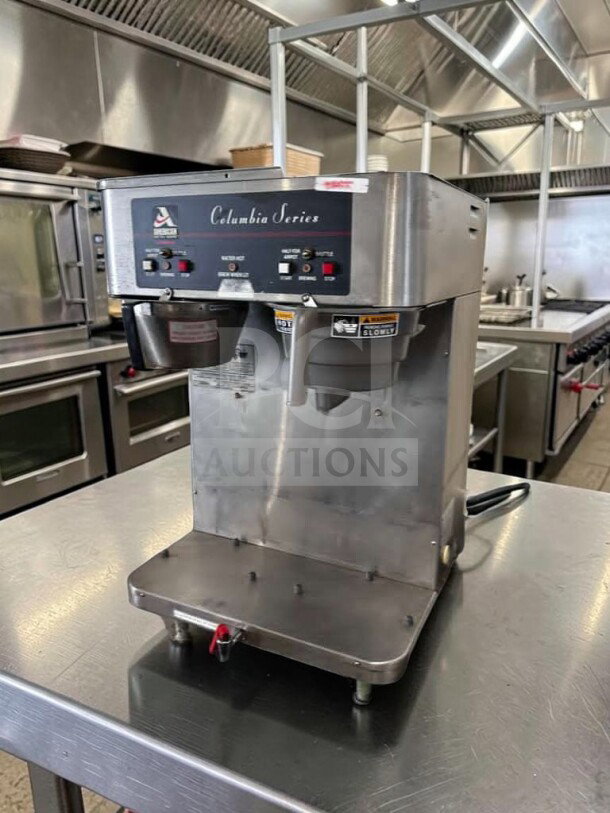 American Metal Ware RAPS-400E dual shuttle coffee brewer, Columbia Series, UL Listed, excellent condition, fully tested.