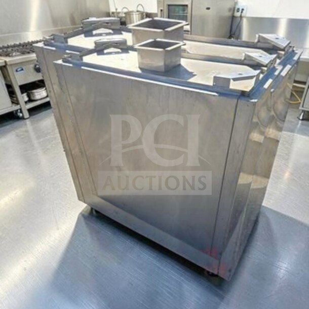 Halton Commercial Stainless Steel Exhaust Hood, heavy-duty kitchen ventilation unit, outstanding condition, model HAL-L-HOOD-0767.