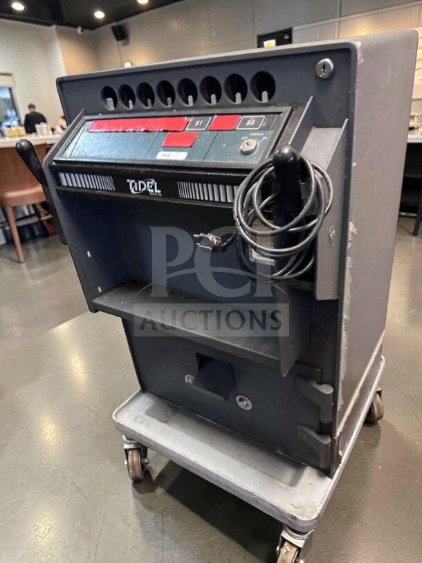 Tidel TACC-IIa currency deposit safe, commercial cash recycler, UL listed, fully tested, top-tier condition, black finish.