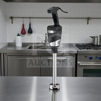 Waring Commercial WSB50 immersion blender, 12" heavy-duty Big Stik, 1 HP, brand new, stainless steel shaft, fully tested.