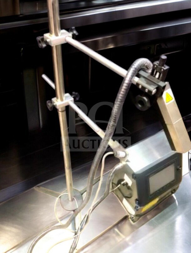 LANGDE Automatic Industrial Inkjet Printer, premium condition, for batch and date coding; fully tested and operational.