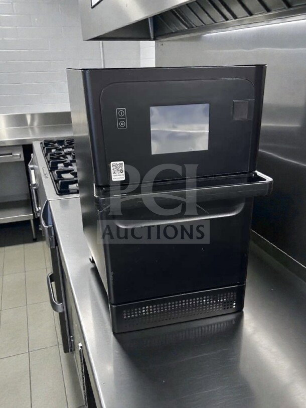 Merrychef Commercial High-Speed Oven with touchscreen control, top-tier condition, fully tested, model MER-L-OVN-0368.