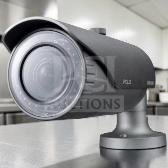 Samsung iPOLIS SNO-6084RN HD network bullet security camera, superior condition, PoE/12V/24V, fully tested.