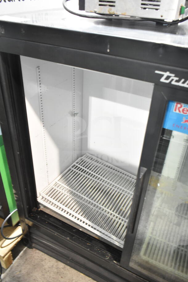 2020 True GDM-41C-48-HC-LD 2-door commercial cooler with glass doors, features energy-efficient display, 115V.