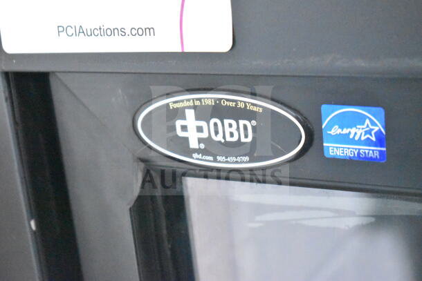 QBD CD4154SL Commercial 2 Door Cooler with Energy Star label, 115 Volts, 1 Phase, QBD branding visible.