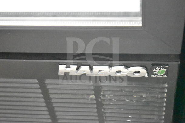 Habco SE12HC Commercial Single Door Cooler Merchandiser, 115V, 1 Phase, with Habco branding.