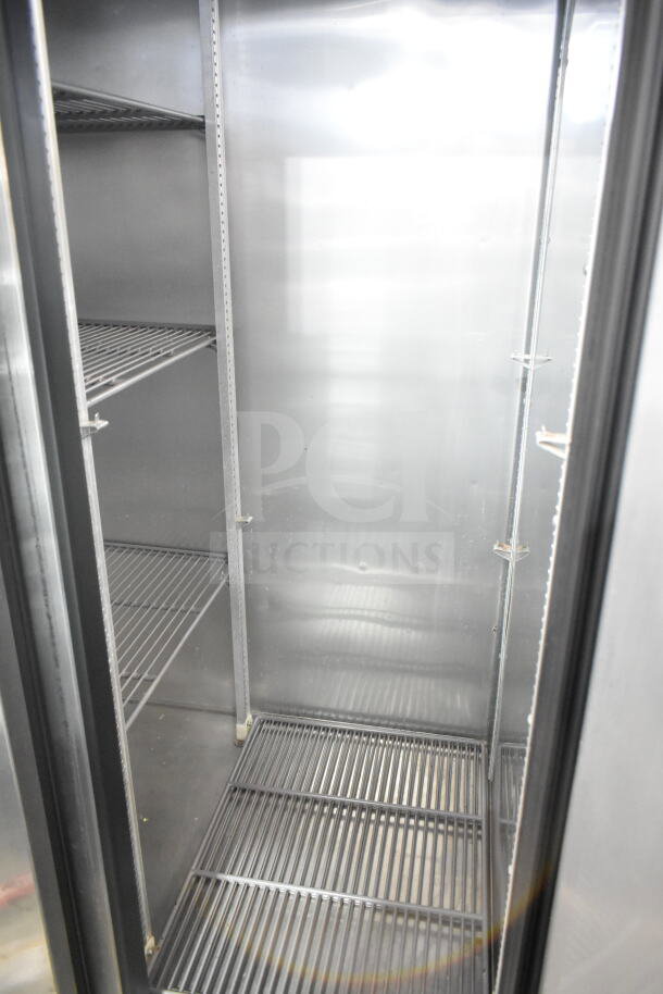 2017 True T-35-HC Commercial Cooler, 2 Door, Shelving, 115V, 1 Phase, on Casters; Clean Interior.