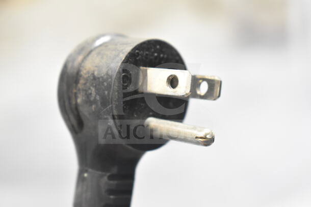 Close-up of a power plug for the 2017 True T-35-HC Commercial Cooler, 115 Volts, 1 Phase.