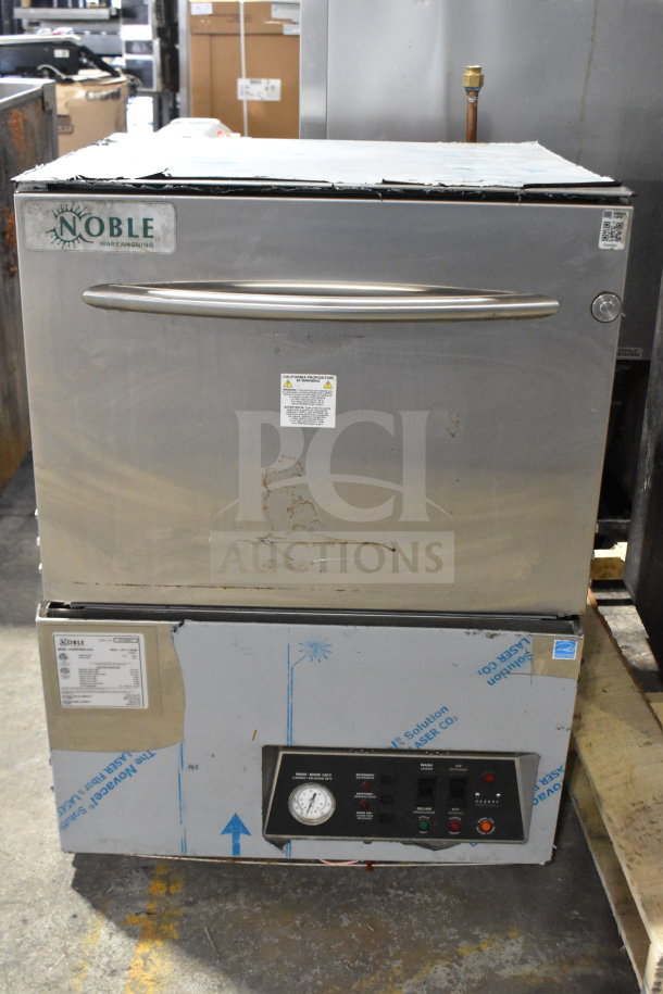 2020 Noble Wareforce UL30 undercounter dishwasher, 115V, 1 phase. Stainless steel with front controls. Used condition.