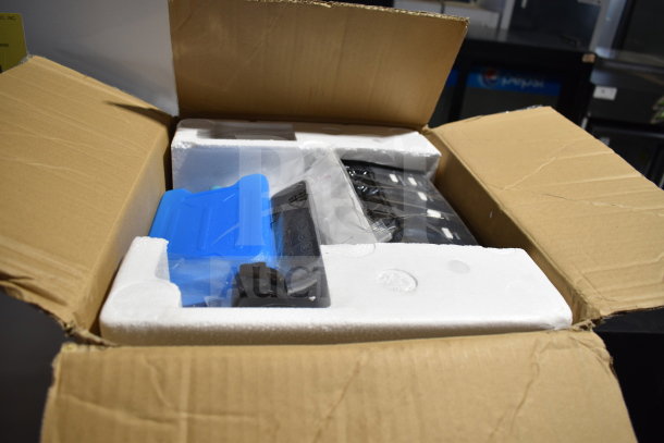 Costway EP23665 Air Cooler in open box, includes accessories in original packaging, appears in new condition.