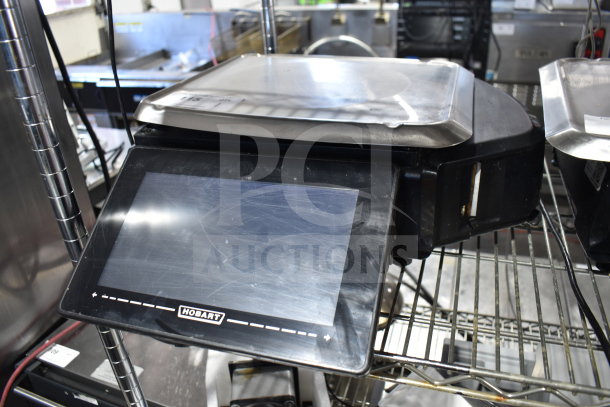 2019 Hobart HTi-7LH3 commercial countertop food portioning scale, tested and working, with digital display, in good condition.