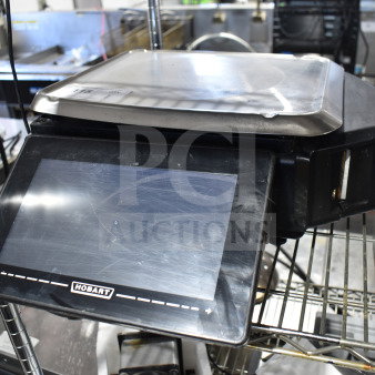 2019 Hobart HTi-7LH3 commercial countertop food portioning scale, tested and working, with digital display, in good condition.