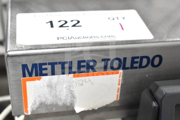 Mettler Toledo BC Commercial Countertop Food Portioning Scale, used condition, model BC, visible auction tag.