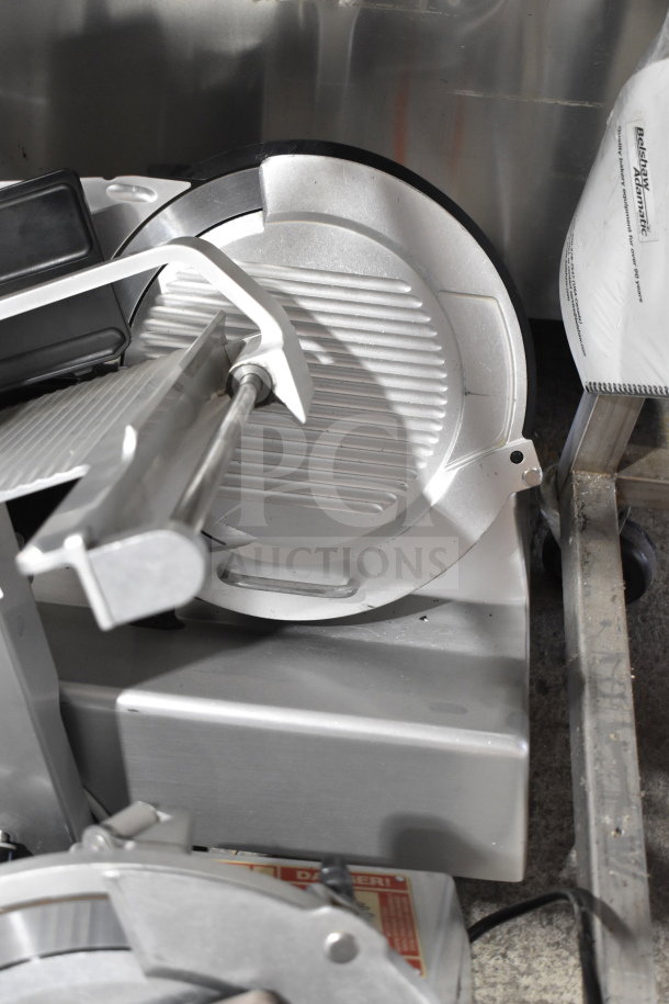 2018 Bizerba GSP H Commercial Countertop Meat Slicer, 120V, 1 Phase, in good condition, showing blade and components.