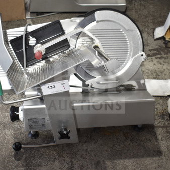 2016 Bizerba GSP H Commercial Meat Slicer, 120V, 1 Phase. Stainless steel, countertop design, excellent condition. Model tag visible.