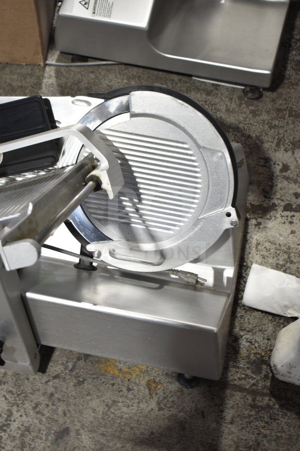 2016 Bizerba GSP H Commercial Meat Slicer, 120V, 1 Phase, stainless steel, excellent condition, visible power plug.