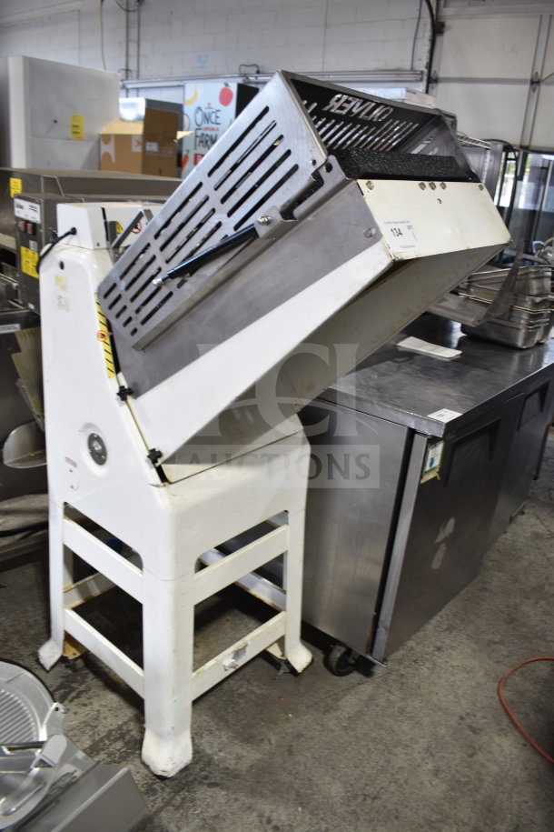 Oliver 797-32NC commercial bread slicer with Pro Guard Artisan Bread Safety Chute. Floor style, 115V, good condition.