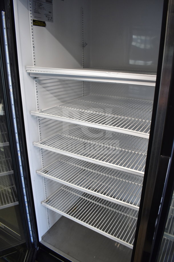 2017 True GDM-72-HC 3-door cooler, commercial reach-in type, tested and working, 115 volts, 1 phase, clean interior shelves.