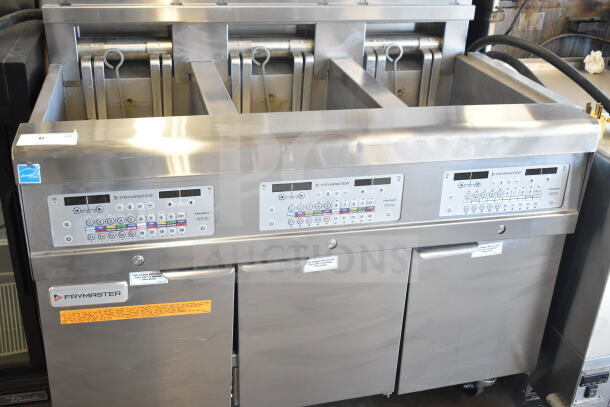 2021 Frymaster 3FQE30U0ZQ3ZZ14 electric 3 bay fryer, stainless steel, 208 volts, 3 phase, excellent condition.