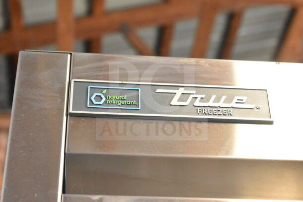 Brand new 2021 True T-23F-2-HC-MC commercial freezer, 2 half doors, scratch and dent, on casters, natural refrigerant.