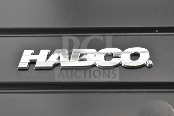 2019 Habco SE18 Commercial Cooler, single door, reach-in, 115 volts, 1 phase, perfect condition, Habco logo visible.