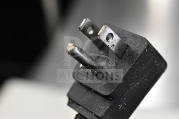 Everest EPBR2 plug detail, showing wear. 115 Volts, 1 Phase, commercial use.