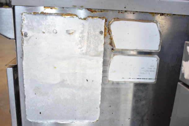 Cecilware countertop deep fat fryer, stainless steel, visible wear and faded labels, suitable for commercial kitchens.