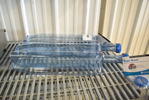 2 San Jamar Rapi-Kool cooling paddles, 4L, new scratch and dent condition. Includes product tags.