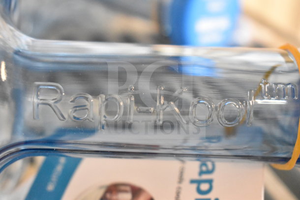 Brand new San Jamar Rapi-Kool 4L cooling paddle with "Rapi-Kool" marking, shown close-up. Minor scratches visible.
