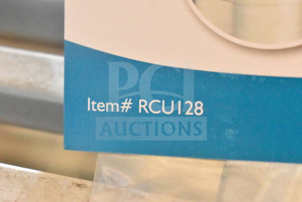 2 San Jamar Rapi-Kool 4L Cooling Paddles, new scratch and dent, Item# RCU128, rapid cooling kitchen tool.