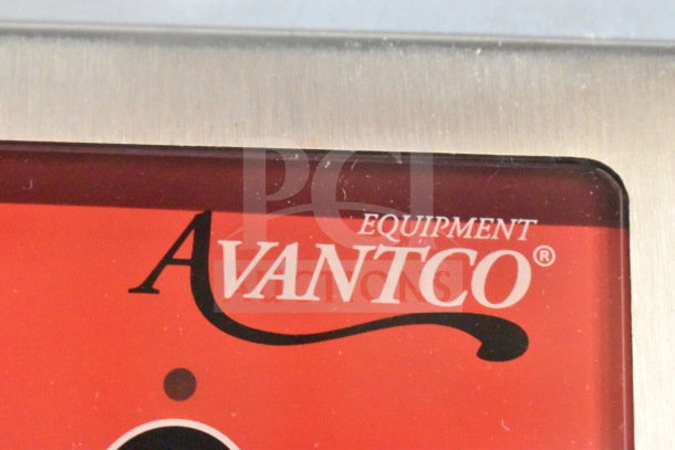 Brand new Avantco 177IWC35 Countertop Wok Induction Range with visible scratch and dent, 208-240V, 1 Phase.