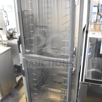 2017 Metro C539-HDC-4-GY Heated Holding Cabinet, commercial casters, 115V, 1 Phase, glass doors, excellent condition.