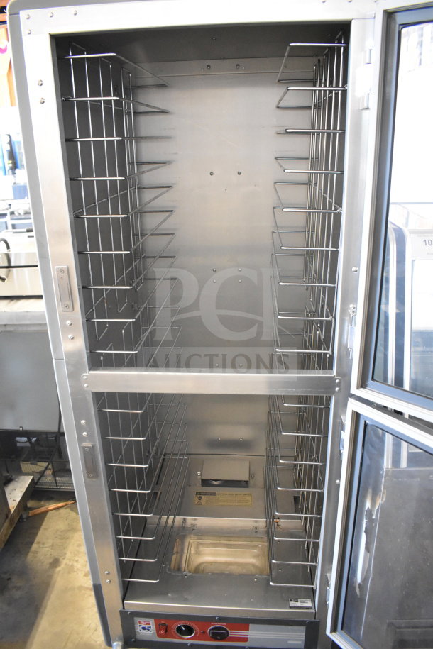2017 Metro C539-HDC-4-GY heated holding cabinet, commercial casters, 115V, 1 phase, stainless steel, excellent condition.